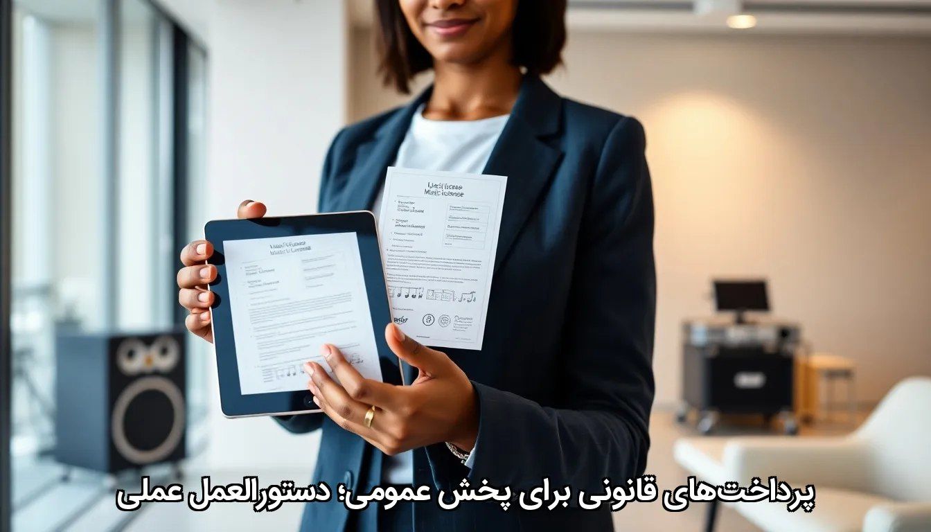 پرداخت‌های قانونی برای پخش عمومی؛ دستورالعمل عملی