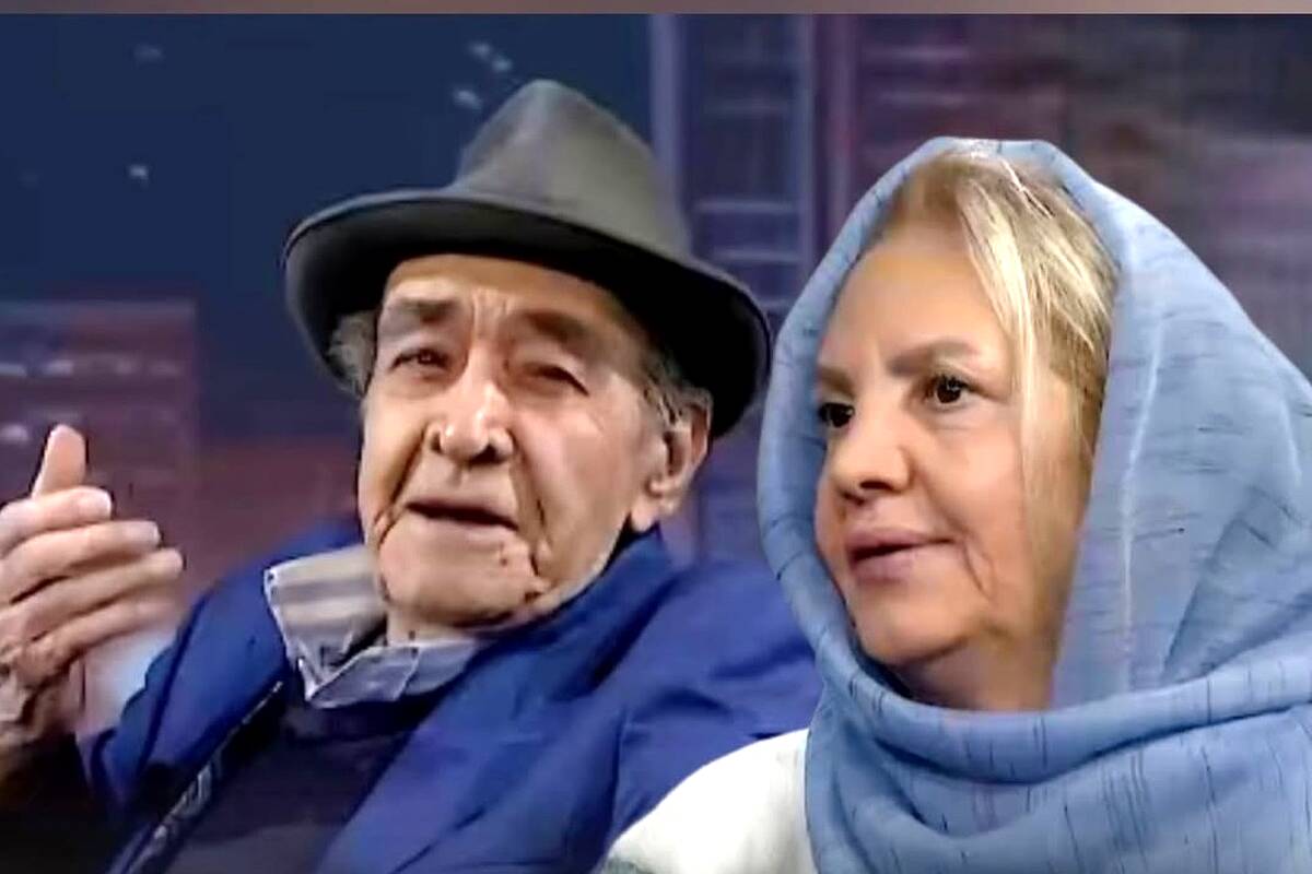 برشی از گفت‌وگوی تازه ایرج خواجه‌امیری به همراه همسرش