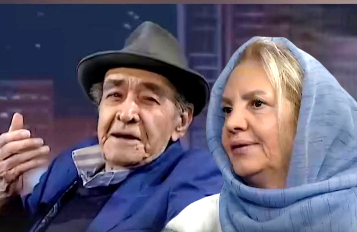 برشی از گفت‌وگوی تازه ایرج خواجه‌امیری به همراه همسرش