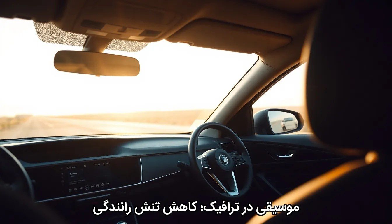 موسیقی در ترافیک؛ کاهش تنش رانندگی