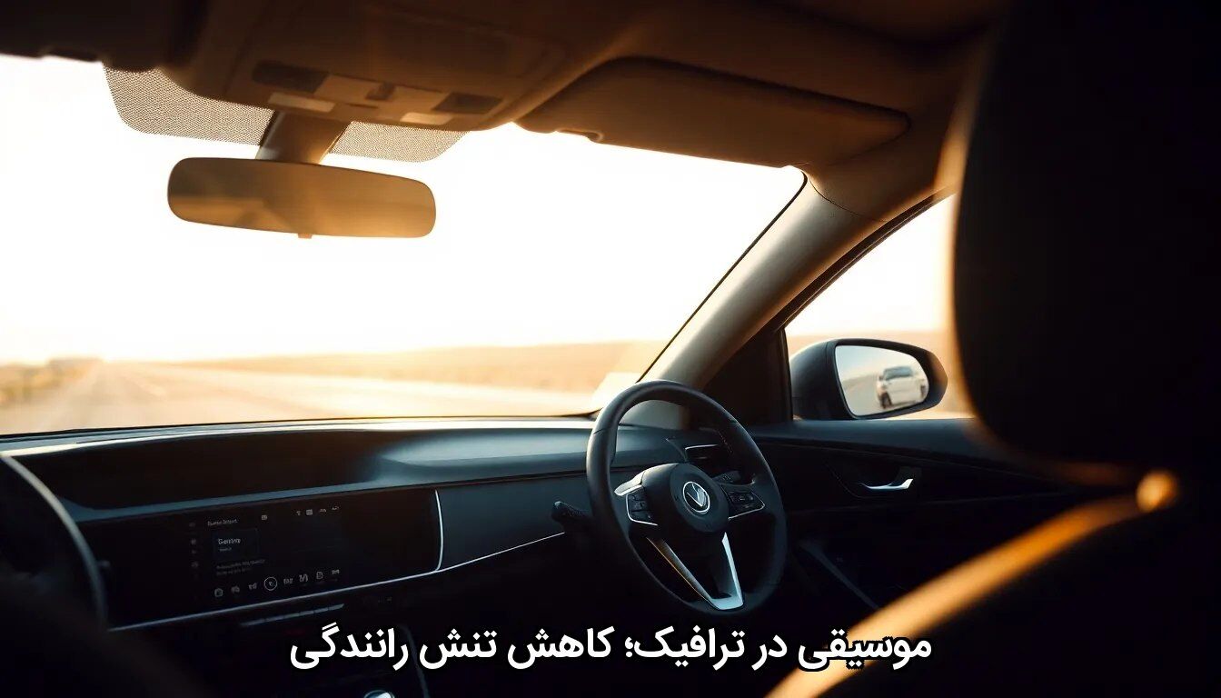 موسیقی در ترافیک؛ کاهش تنش رانندگی