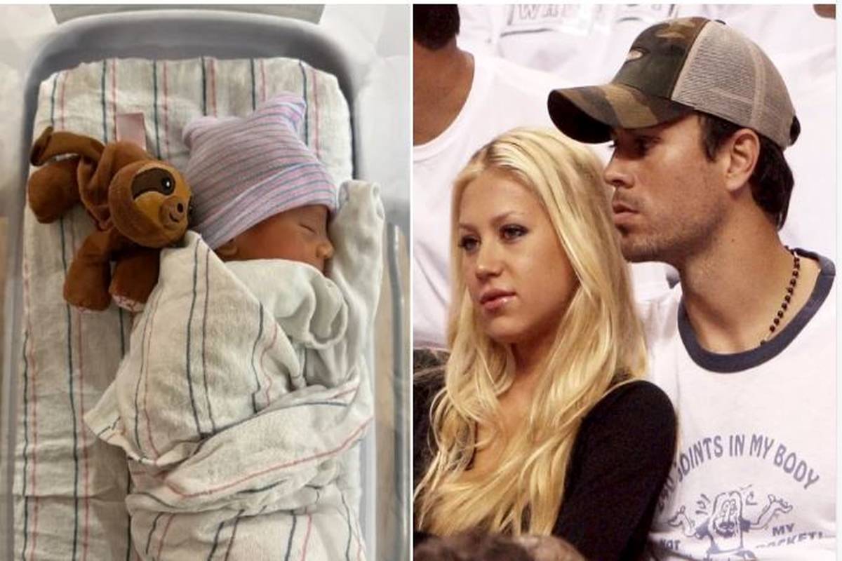 تولد چهارمین فرزند آنا کورنیکووا و انریکه ایگلسیاس و انتشار اولین تصویر از او