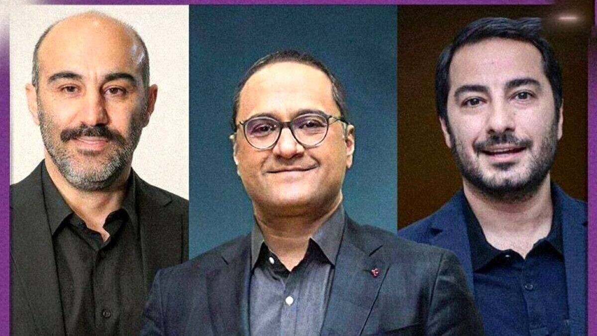 گریم جالب نوید محمدزاده و محسن تنابنده در فیلم سینمایی زودپز