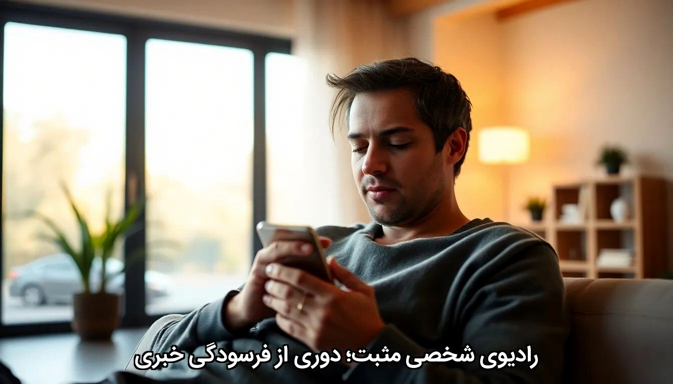 رادیوی شخصی مثبت؛ دوری از فرسودگی خبری