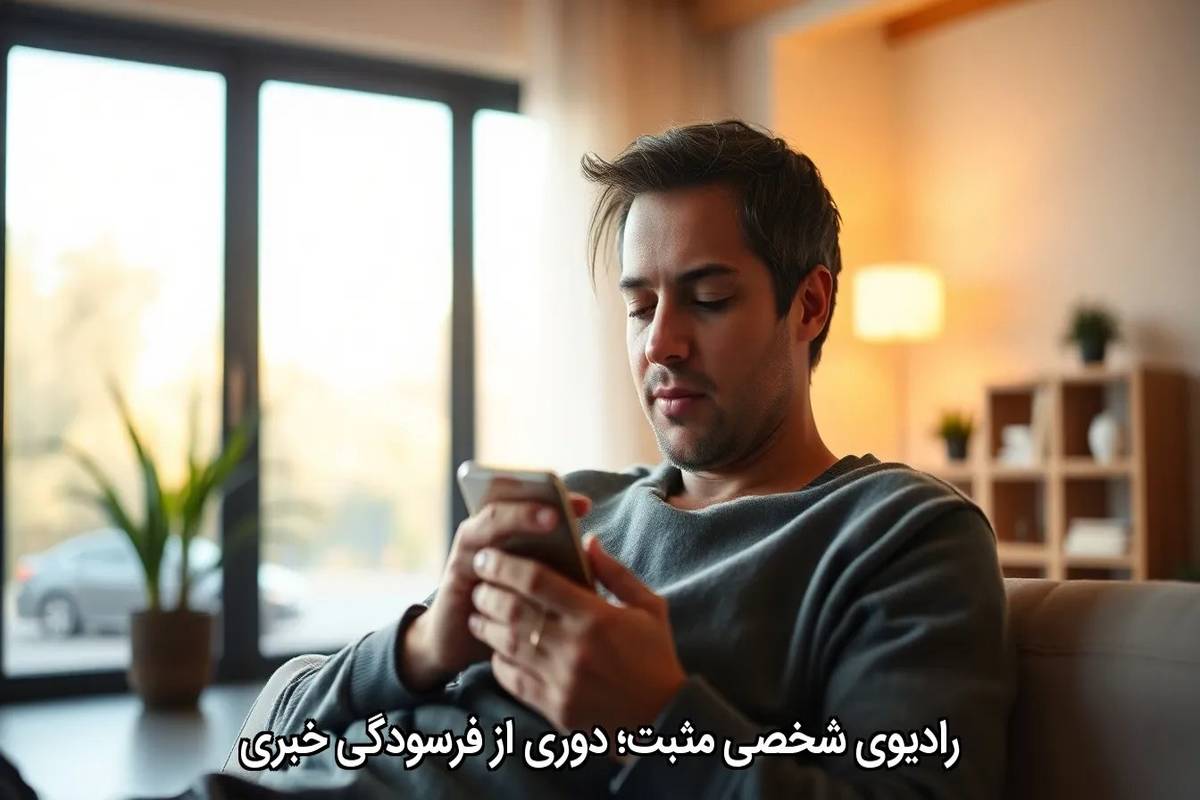 رادیوی شخصی مثبت؛ دوری از فرسودگی خبری