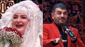 اجرای آهنگ گوگوش توسط محمود شهریاری در عروسی نعیمه نظام‌دوست/ ویدئو