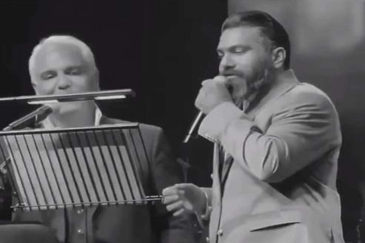حضور علی زندوکیلی در کنسرت شب گذشتۀ مهران مدیری در دبی