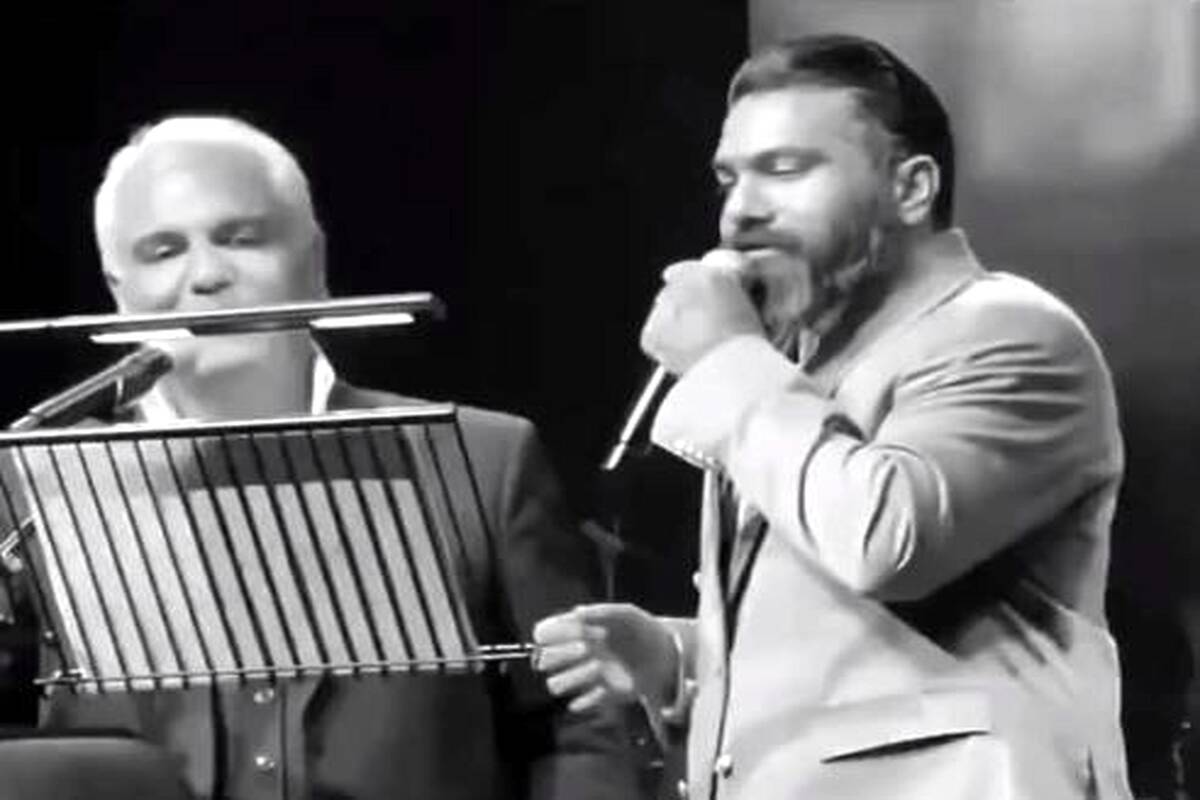 حضور علی زندوکیلی در کنسرت شب گذشتۀ مهران مدیری در دبی