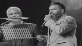 حضور علی زندوکیلی در کنسرت شب گذشتۀ مهران مدیری در دبی