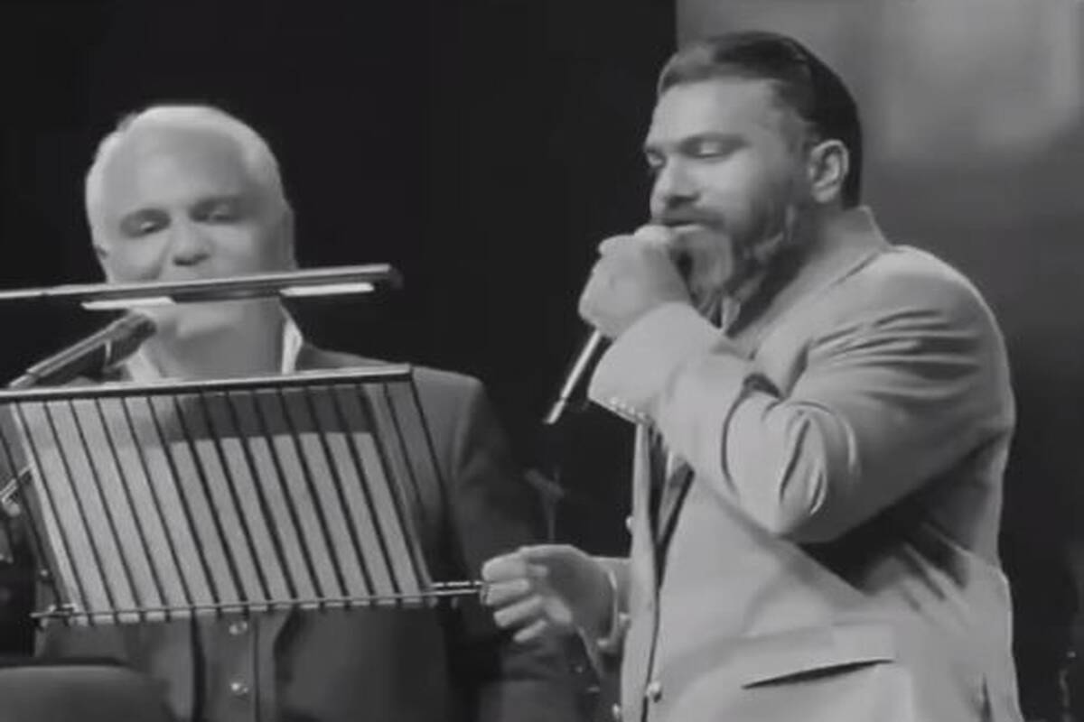 حضور علی زندوکیلی در کنسرت شب گذشتۀ مهران مدیری در دبی