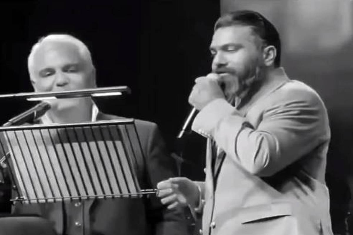 حضور علی زندوکیلی در کنسرت شب گذشتۀ مهران مدیری در دبی