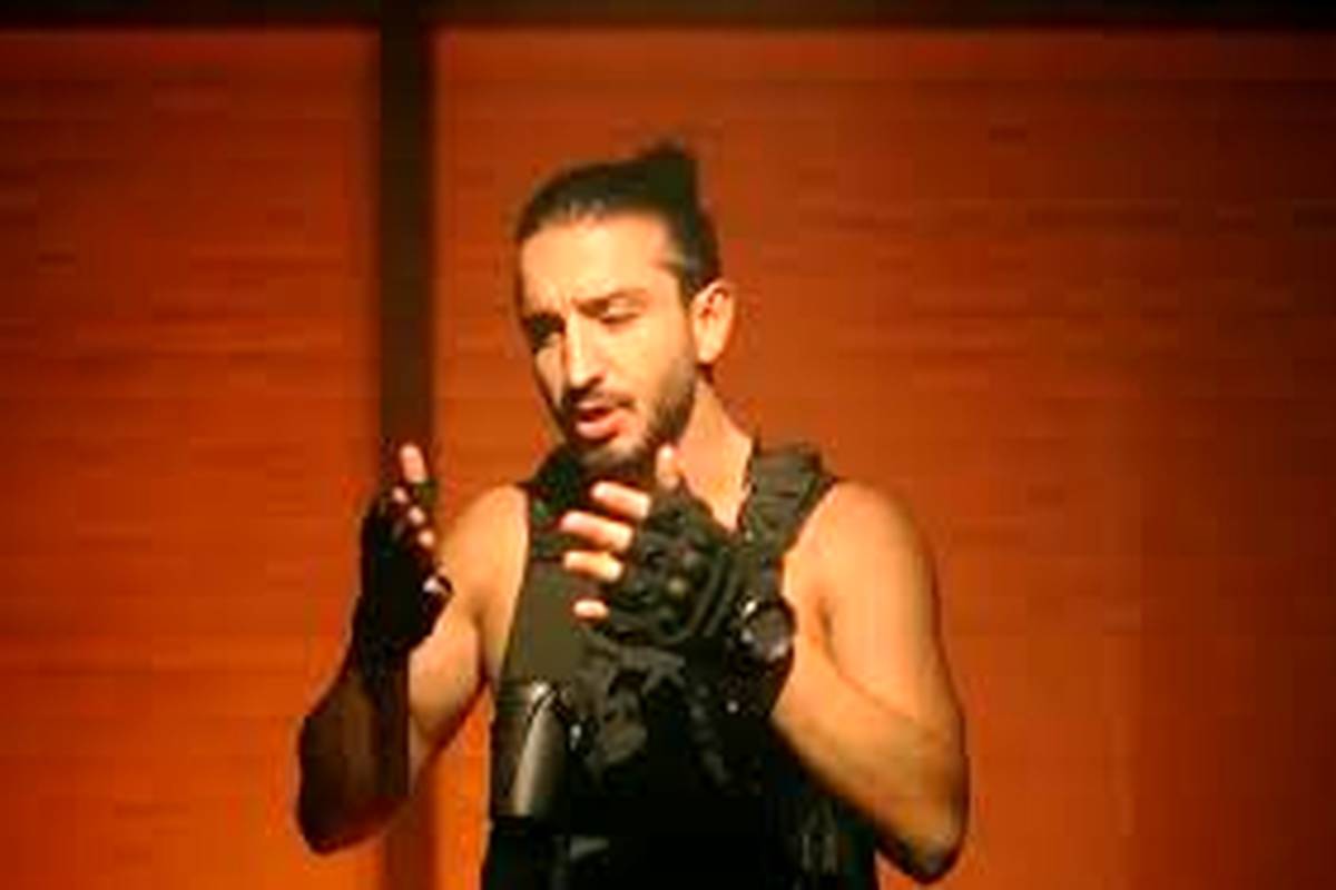 کل‌کل مهسا طهماسبی و سینا ساعی قبل از اجرا