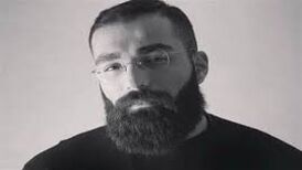 حمید صفت در جشن تولد امیر علی‌اکبری