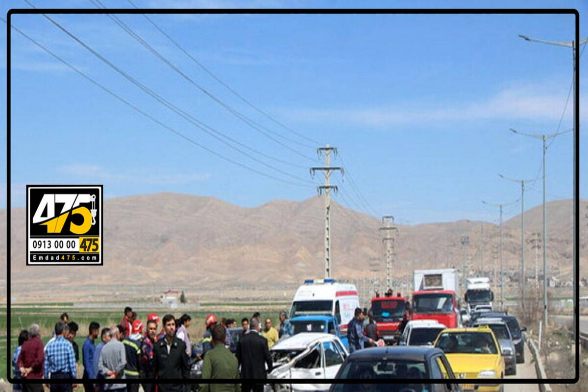 اقدام به موقع یدک کش اصفهان در تصادف یک نوازندۀ موسیقی

